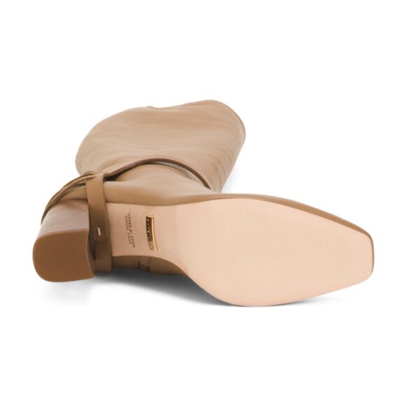 DANIELLA SHEVEL Made In Brazil Nappa Leather Nela High Shaft Boots - Picture 3 of 3